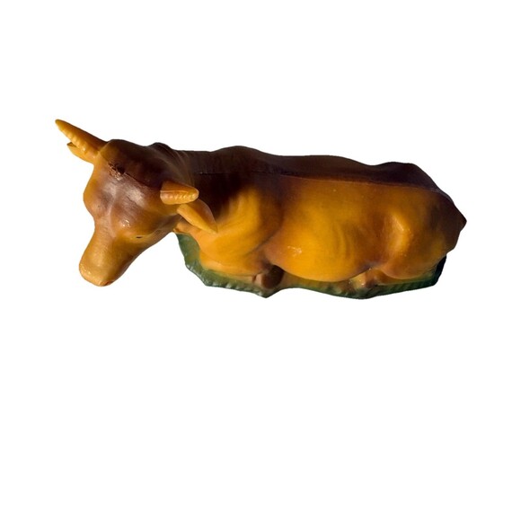 Nativity Piece Art Plastic Co. 1960s Vintage Cow Replacement Piece Christmas - Picture 5 of 6